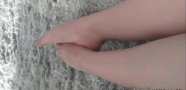  Worship my sexy Feet and pantyhose loser
